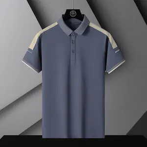 Grosir kaus Polo Golf pria bersirkulasi udara dingin musim panas kaus Golf Bisnis kualitas tinggi harga rendah untuk pria