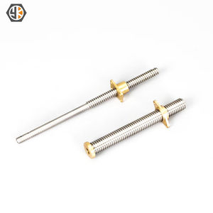 Tr8 Tr10 Tr12 Tr15 Tr20 Vis <span class=keywords><strong>trapézoïdale</strong></span> en acier au carbone C45 à gauche ACME <span class=keywords><strong>Tige</strong></span> <span class=keywords><strong>filetée</strong></span> - Product Image 3