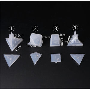 19 Design DIY Shaker Form 3d Silikon Würfelform für Harz Handwerk Herstellung - Product Image 3