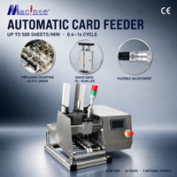 Máquina Alimentadora Automática de Tarjetas de Alta Velocidad, Control Servo PLC, 500 Piezas/min, Tamaño Personalizable