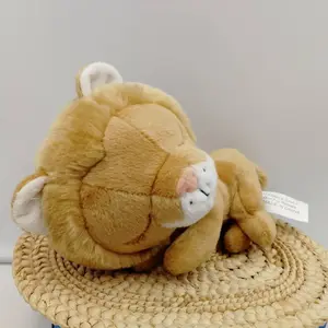 High Quality Gifts Cute 8.5 Inch Sleepy Lion Soft Stuffed Plush Toy