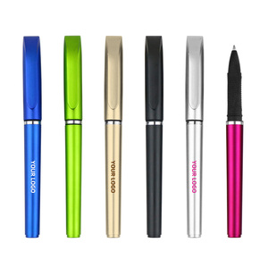 Индивидуальный логотип, 0,5 мм, гелевые чернила, ручки для письма, рекламный подарок, золотой, розовый, красный, фиолетовый, желтый, серебристый, синий, зеленый, из пластика - Product Image 6