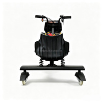 Trottinette Drift Trike à deux places pour parents et enfants, électronique au lithium, trois roues, cadre en aluminium étanche, autonomie de 10 km, vitesse de 11 à 20 km/h