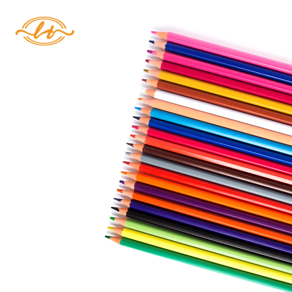 Environmentally friendly and non-toxic colored pencil sets 24 Count Sets