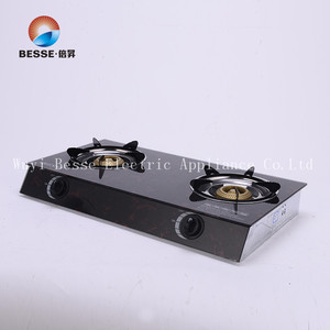 Cocina de Gas Independiente de 2 Quemadores con Encendido Electrónico y Control por Perilla, Vidrio Templado de 6mm, para Hogar, Hotel y Exteriores - Product Image 3