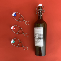 Swing Top Cap pour bouteille de vin en verre Snap-on Cover Wholesale