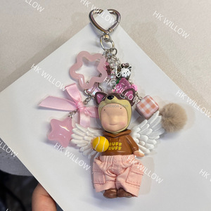 พวงกุญแจซันนี่ นิว เรนโค้ท ซีรีส์ ลายดอกซากุระ DIY ของตกแต่งกระเป๋า อุปกรณ์เสริมโทรศัพท์มือถือ ขายส่ง งานแฮนด์เมด รับทำโลโก้ตามสั่ง - Product Image 5