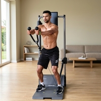 Equipo de Entrenamiento de Fuerza Inteligente Aptus Home, Fácil de Guardar, Plegable y Montable en Pared, Entrenador de Gimnasio Multifuncional