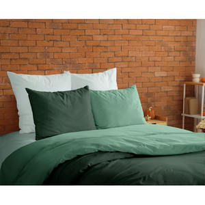 Juego de funda nórdica acogedora de 1 pieza en poliéster de colores sólidos surtidos - Product Image 1