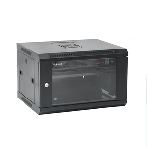 Mini <span class=keywords><strong>Rack</strong></span> de Rede de 19 Polegadas para Servidor, Gabinete de Servidor Montável em Parede 6U 600*450, Armários de Aço para Data Center 4U 12U 15U 18U, IP20 em Estoque - Product Image 3