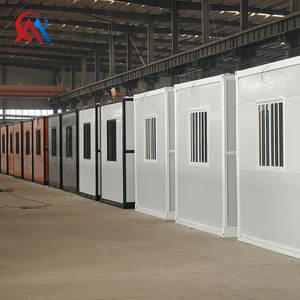 Conteneur d'hébergement minier pliable de 20 pieds, maison préfabriquée étanche avec murs isolés thermiquement pour camp minier - Product Image 1