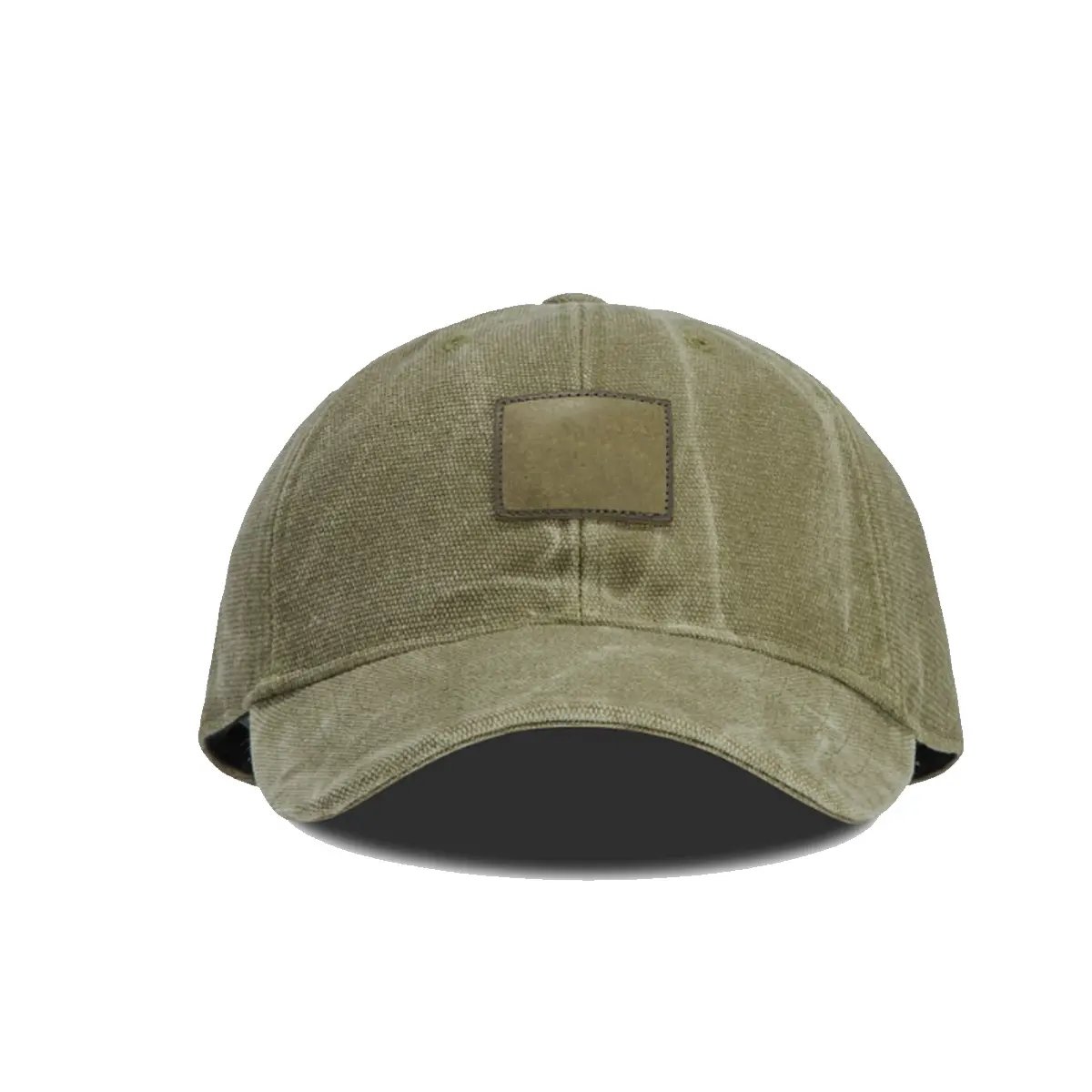 High quality 6 panel Solid Color Canvas Logo Patch CAP Baseball Caps Polo Style Plain Blank Adjustable Size