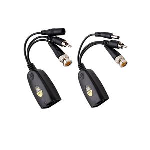 <span class=keywords><strong>Balun</strong></span> de <span class=keywords><strong>Video</strong></span> y Alimentación BNC a <span class=keywords><strong>RJ45</strong></span> CAT5 de 5MP con Conector de Alimentación BNC para Sistema de Cámara PTZ CCTV - Product Image 1