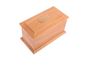 ODM OEM Medium Size Wooden <b>Pet</b> Cremation <b>Urn</b> Memorial <b>Casket</b> for Ashes up to 20kg <b>Pet</b> Customizable - Product Image 4
