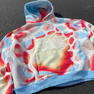 DiZNEW, directo de fábrica, venta al por mayor, moda, cambio Gradual, Sudadera con capucha para hombre, diseño personalizado, logotipo, Sudadera con capucha - Product Image 3