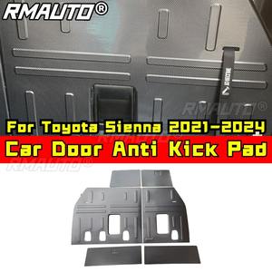 Couvre-plaque de protection de porte de voiture, décoration intérieure, kit carrosserie pour Toyota Sienna 2021-2024, accessoires de voiture - Product Image 1