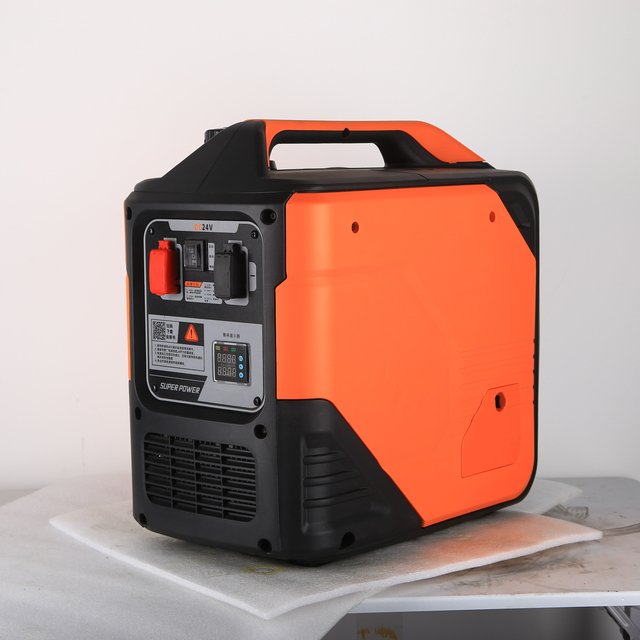LengKu 9L Portable Silent DC Inverter Generator, Manual/Electric Start, Automatic Start 12V/24V/48V/72V Gasoline Generator