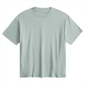 Camiseta de Hombre de Alta Calidad 100% Algodón y Fibra de Bambú, Tejido Suave, Ecológica, con Logotipo Frontal, Secado Rápido, Suministro al por Mayor OEM - Product Image 1