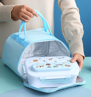 Offre Spéciale Boîte à Déjeuner Isotherme en Acier Inoxydable, 2 ou 3 Compartiments, pour Enfants, Excellents Cadeaux
