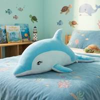 Dolfijn knuffel speelgoed slaapkussen fleece materiaal schattig groot formaat bedpop voor jongens en meisjes op maat gemaakt dierenknuffel
