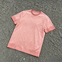 T-shirt en coton à manches courtes pour homme, couleur unie, col rond, coupe classique, style décontracté tricoté
