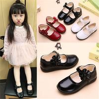 Chaussures de princesse pour filles, en cuir, semelle extérieure TPR antidérapante, semelle souple, printemps automne 2026, nouveauté, noires, pour étudiantes