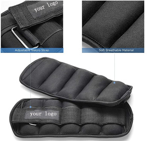 Pesas de Tobillo Ajustables de Neopreno de 10 Libras, Unisex, con Color y Logotipo Personalizados, para Ejercicios de Fitness - Product Image 3