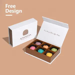 卸売手作りチョコレート包装ギフトボックスカスタマイズサイズカラーロゴ硬質段ボール磁気チョコレートボックス