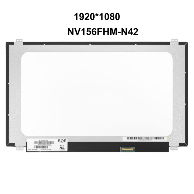 Original BOE NV156FHM-N42 15.6" Slim 30pin Full HD FHD IPS Screen Laptop Screen Laptop LCD Monitors