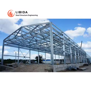 مصنع بسعر منخفض بيع بالجملة هيكل فولاذية عالية الارتفاع مستودع مسبق الصنع بناء هيكل فولاذية - Product Image 3