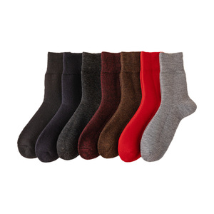 Men <b>Wool</b> <b>Socks</b> Thickened Thermal Winter Warm Solid Color Business Casual <b>Socks</b> For Men - Product Image 5