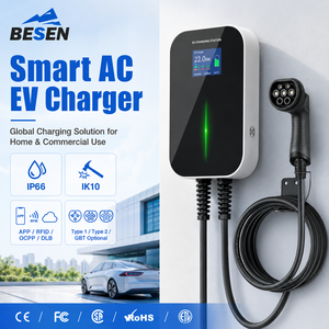 Chargeur de <span class=keywords><strong>voiture</strong></span> <span class=keywords><strong>électrique</strong></span>, 11kw, 16 Amp, 3 phases, Type 2, boîte murale, Station de charge - Product Image 1