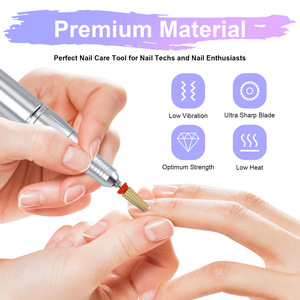 Broca <span class=keywords><strong>Profesional</strong></span> para Remover Cutículas de Uñas, Broca para Remover Uñas de 7 mm, 5 en 1, Broca para Uñas XXF XF F M C, Broca para Uñas de Carburo de Tungsteno - Product Image 4