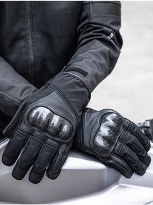 Accesorios para Motocicletas, Guantes de Motociclismo con Forro Polar Impermeables y Resistentes al Viento para Invierno, con Pantalla Táctil - Product Image 6