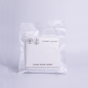 Zware Gewicht Medische Klasse 1 Schone Kamer Pluizende Doek Doekjes Polyester Doekjes 2ply Cleanroomwisdoek - Product Image 1
