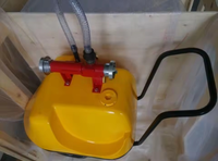 Unité 130L de mousse mobile en laiton/fonte ductile Système de mousse efficace contre l'incendie Indicateur d'extincteur pour feux de classe A/B