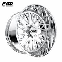 Jantes de camion forgées à rebord profond polies 24x14 26x12 28x14 8x6.5 8x180 8x170 pour Ford F250 F350 Sierra Ram GMC Silverado 2500 3500