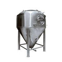 Équipement de brassage de bière de grande capacité 2000L, usine de brasserie avec cuve de fermentation conique