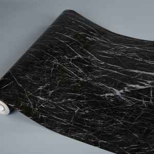 Carta a contatto autoadesiva carta da parati in PVC Peel and Stick carta da parati 3D impermeabile con motivo in marmo per cucina bagno - Product Image 4