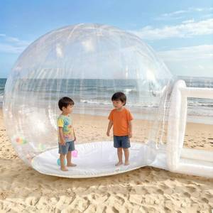 Dôme à bulles de 3 m, tente à double couche, château gonflable transparent de luxe, en PVC, château gonflable pour enfants - Product Image 2