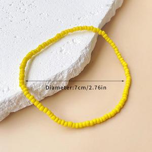 <span class=keywords><strong>Tobilleras</strong></span> Boho Elásticas con Cuentas Miyuki para Mujer, Hechas a Mano, Coloridas, con Cuentas de Arroz, Ajustables, para Playa, Verano, Accesorios de Joyería - Product Image 6