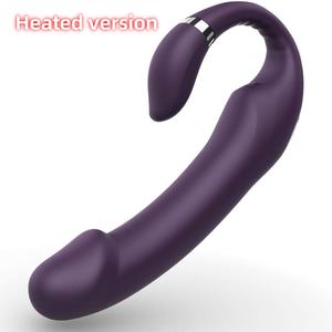 Alat mainan seks getar g-spot klitoris 10 Mode, tongkat mainan dengan puting klitoris dan stimulasi jari - Product Image 4