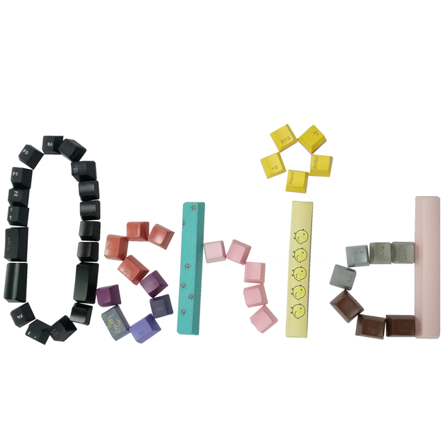 OSHID Custom Keycaps Professional Manufacturer Blank Keycaps Pbt Anime Keycaps