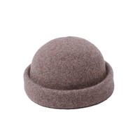 Chapeau Pillbox en Laine Style Européen pour Femme, Béret Hôtesse de l'Air, Mini Dôme Rétro Français Chic, Automne Hiver