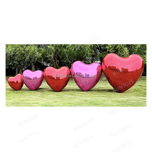 Grand ballon miroir pour les fêtes, œufs de Pâques gonflables, œufs brillants pour la décoration extérieure - Product Image 6