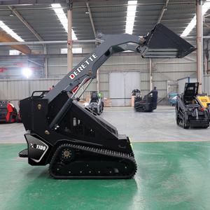 Minicargadora de orugas Derette XC1100 con motor de 25 HP, orugas de goma y accesorios, directamente de fábrica en China - Product Image 3