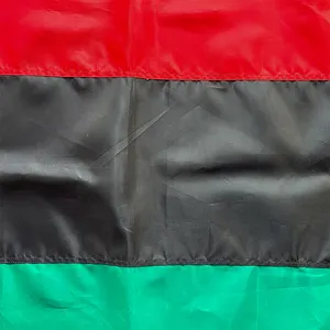 Venta al por mayor Rojo Negro verde Libia bandera 90X150cm 3X5ft 100% poliéster bandera Libia bandera nacional del país