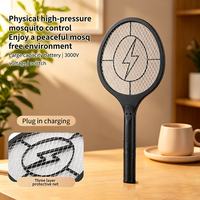Raquette électrique anti-insectes personnalisée en gros, tapette à moustiques rechargeable haute tension, écologique et sûre