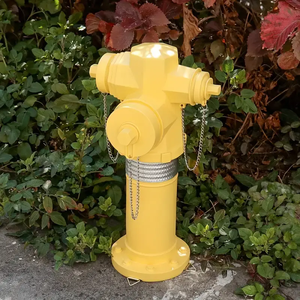 Figura decorativa <span class=keywords><strong>de</strong></span> hidrante <span class=keywords><strong>de</strong></span> <span class=keywords><strong>fuego</strong></span> hecha a mano <span class=keywords><strong>de</strong></span> poliresina amarilla personalizada, adorno <span class=keywords><strong>de</strong></span> jardín <span class=keywords><strong>de</strong></span> arte abstracto para Halloween y Navidad - Product Image 6