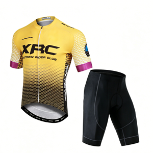 Hornet Design Cycling Set Unisex OEM Custom Logo Jersey Adjustable Pad Shorts Summer Breathable <b>Road</b> Mountain Bike Wear for Men - Product Image 1